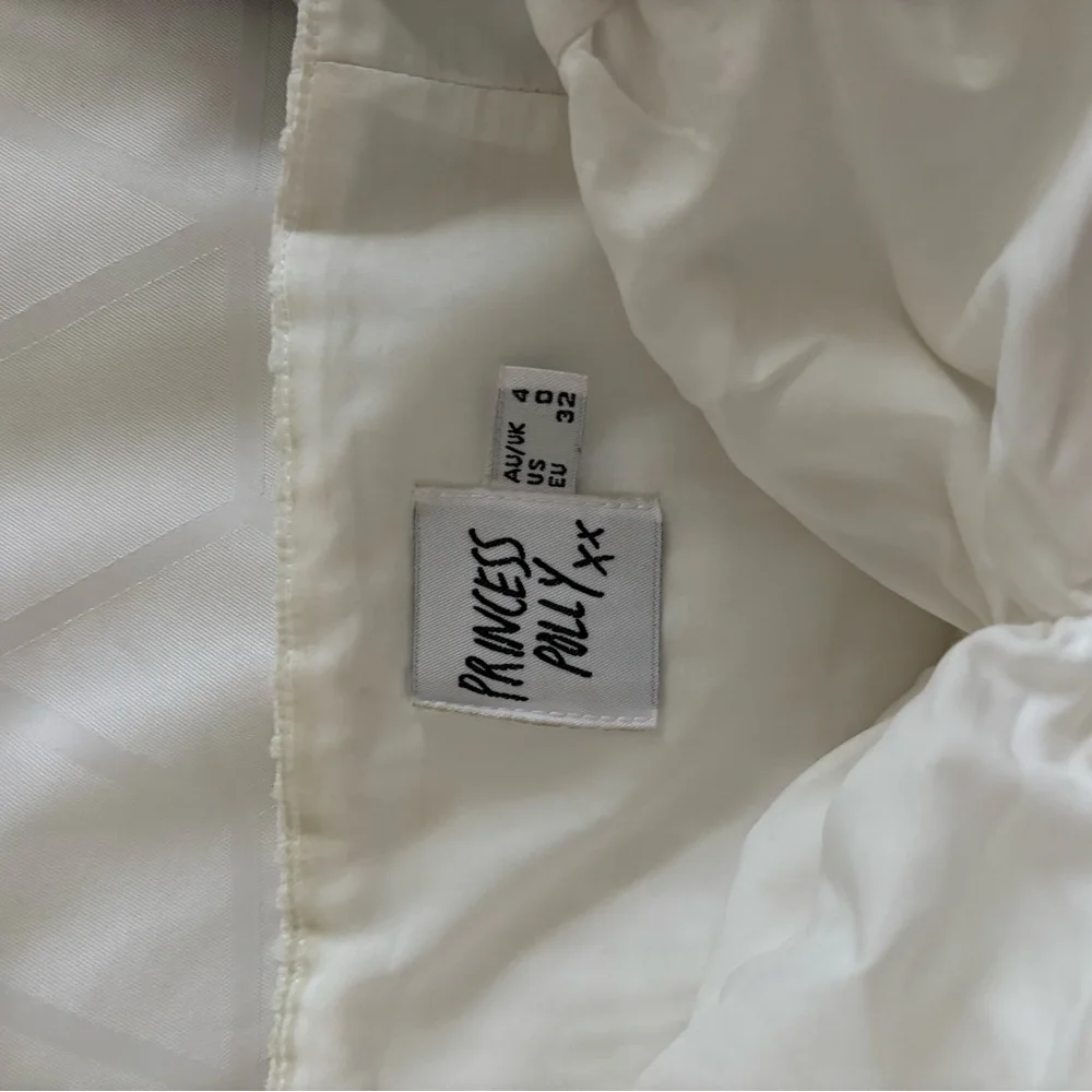 White Halter Dress Princess Polly - Picture 4 of 4